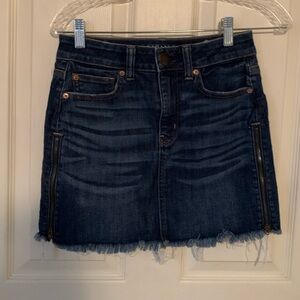 American eagle jean skirt